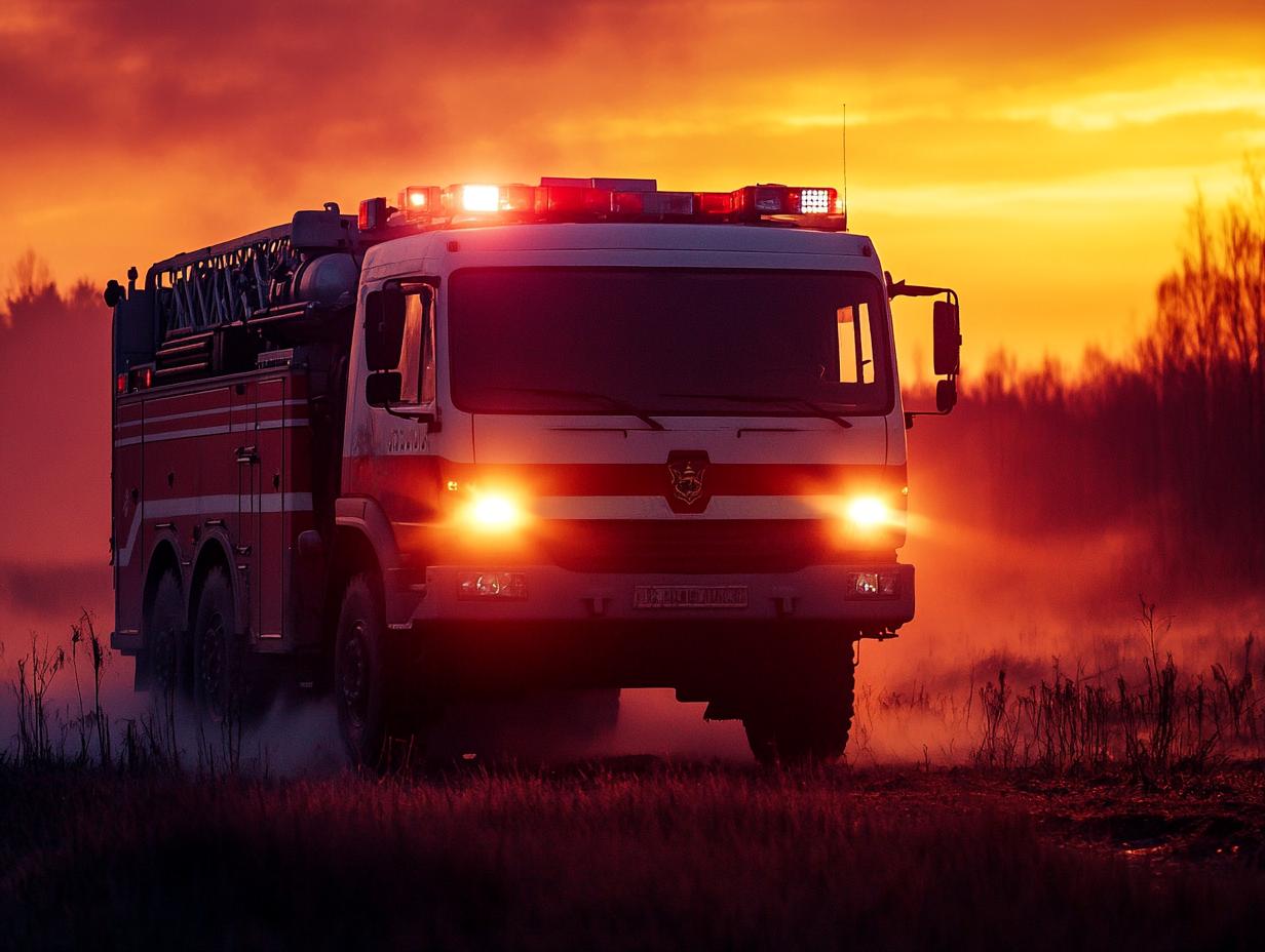 Пожарная машина на мероприятие