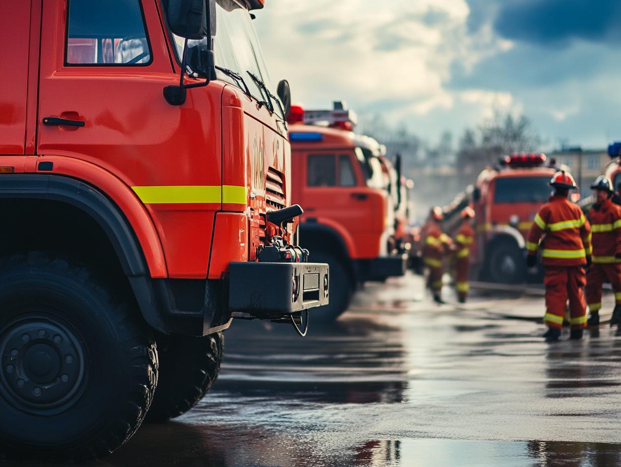 Пожарная машина на мероприятие