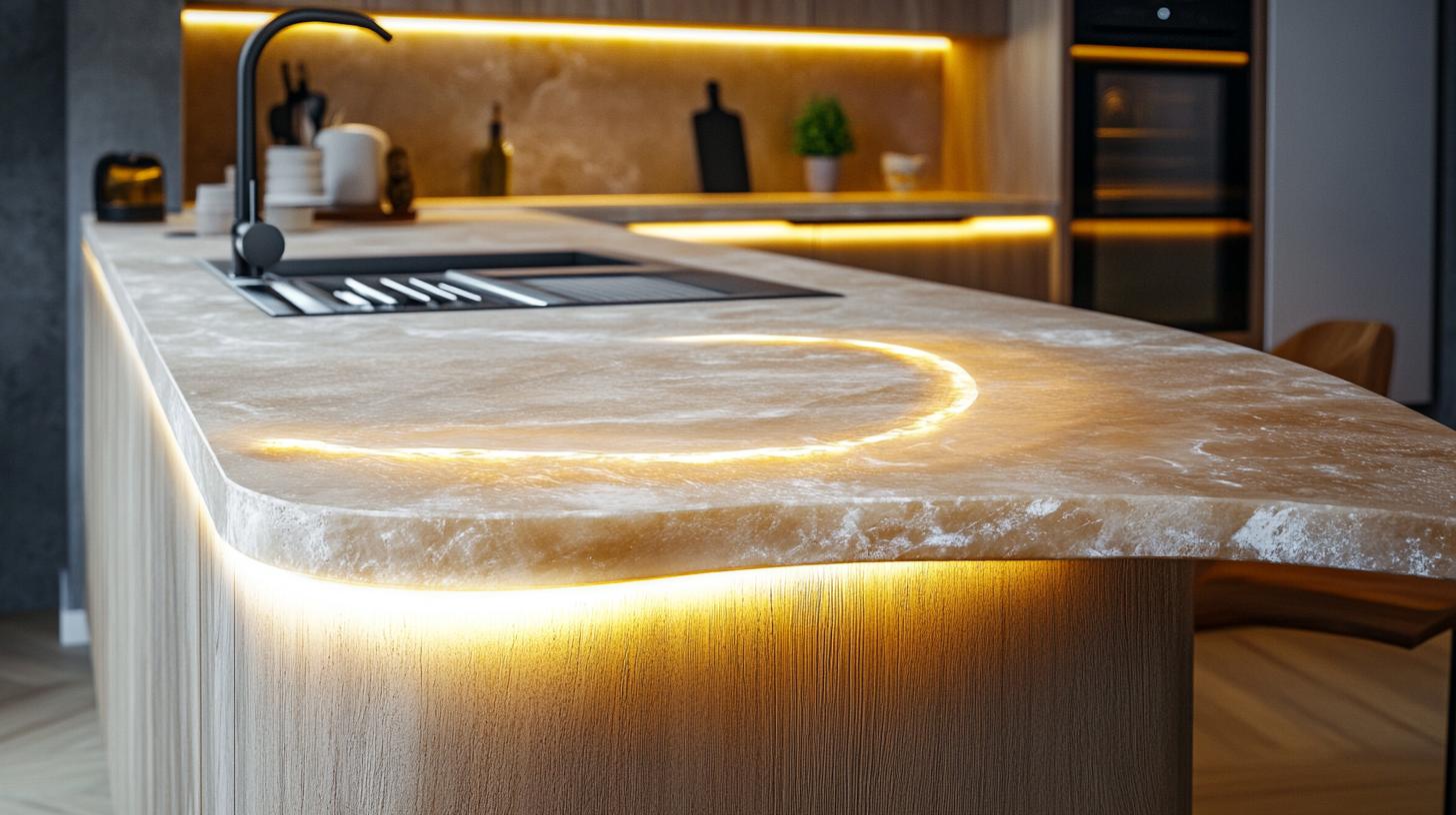 Секреты выбора столешниц из искусственного камня для кухни