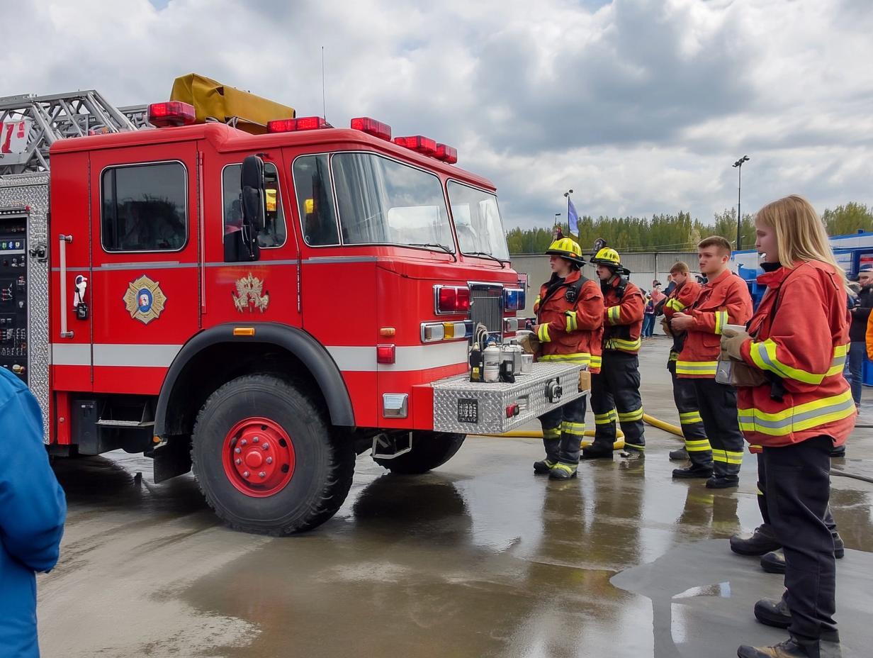 Пожарная машина на мероприятие