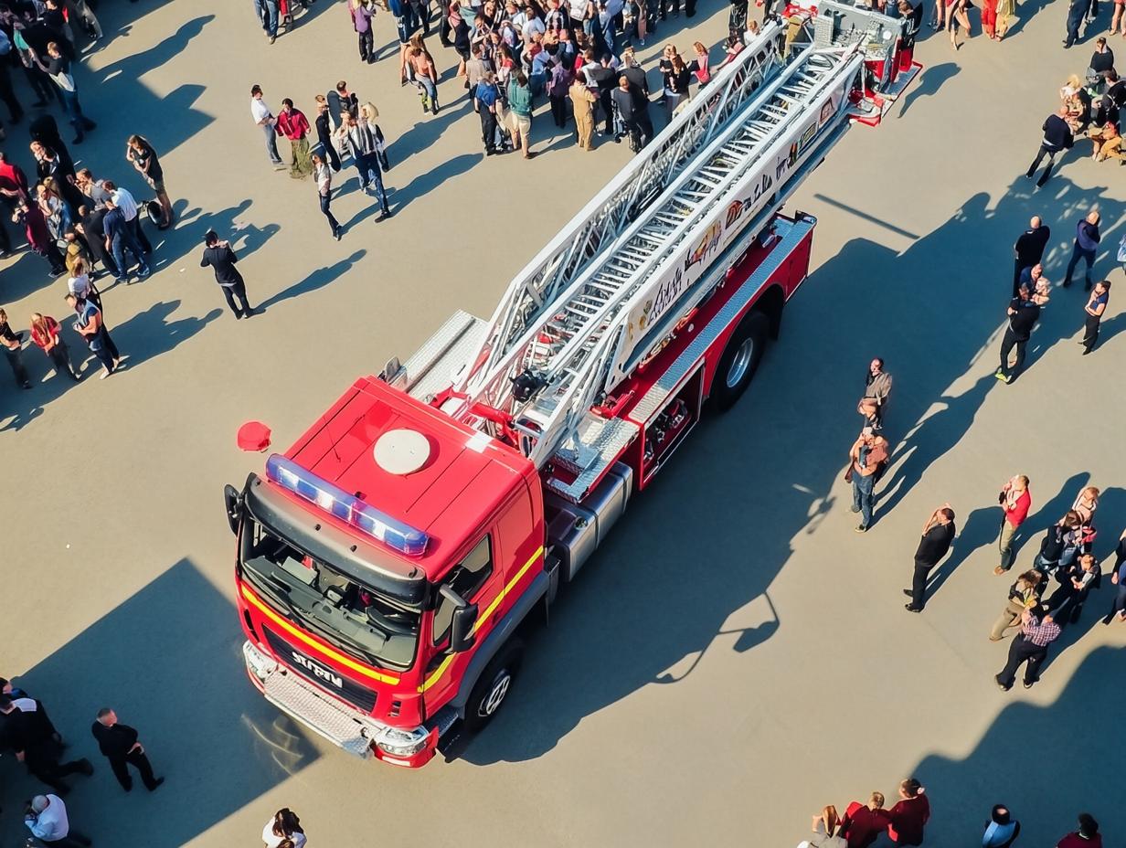 Пожарная машина на мероприятие