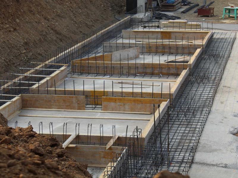 строительства фундамента 