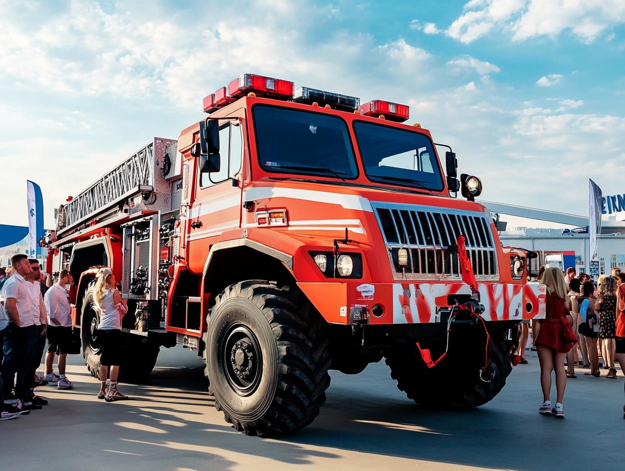 Пожарная машина на мероприятие