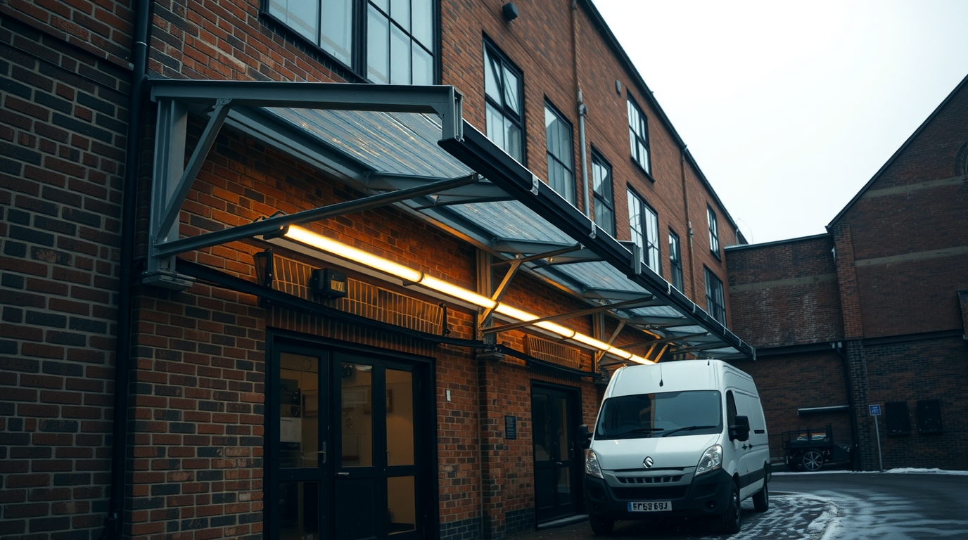 Металлические фермы для навеса