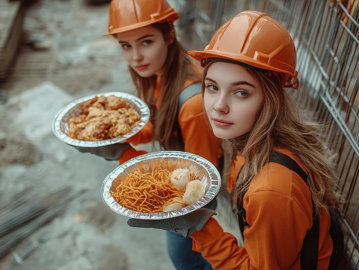 Как организовать доставку обедов на стройплощадку в Красноярске